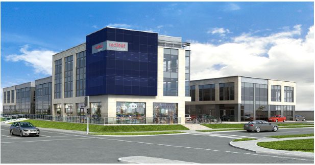 Dublin Airport Business Park, built by Eamon Costello (Kerry) Ltd for Redleaf Property Ltd
